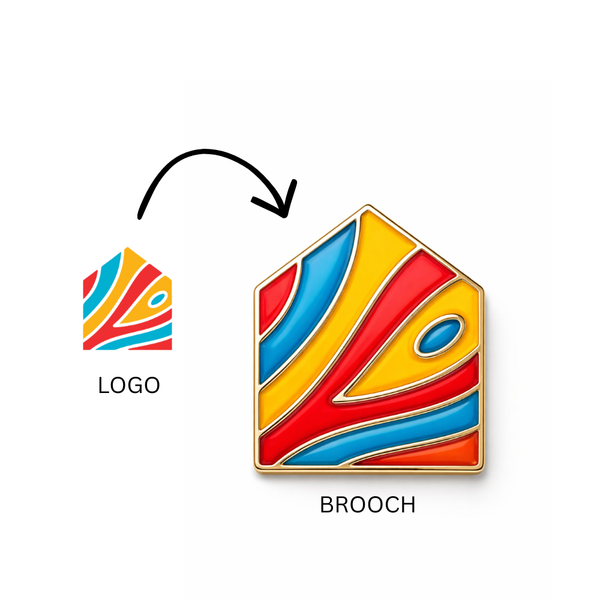 Custom Enamel Brooch