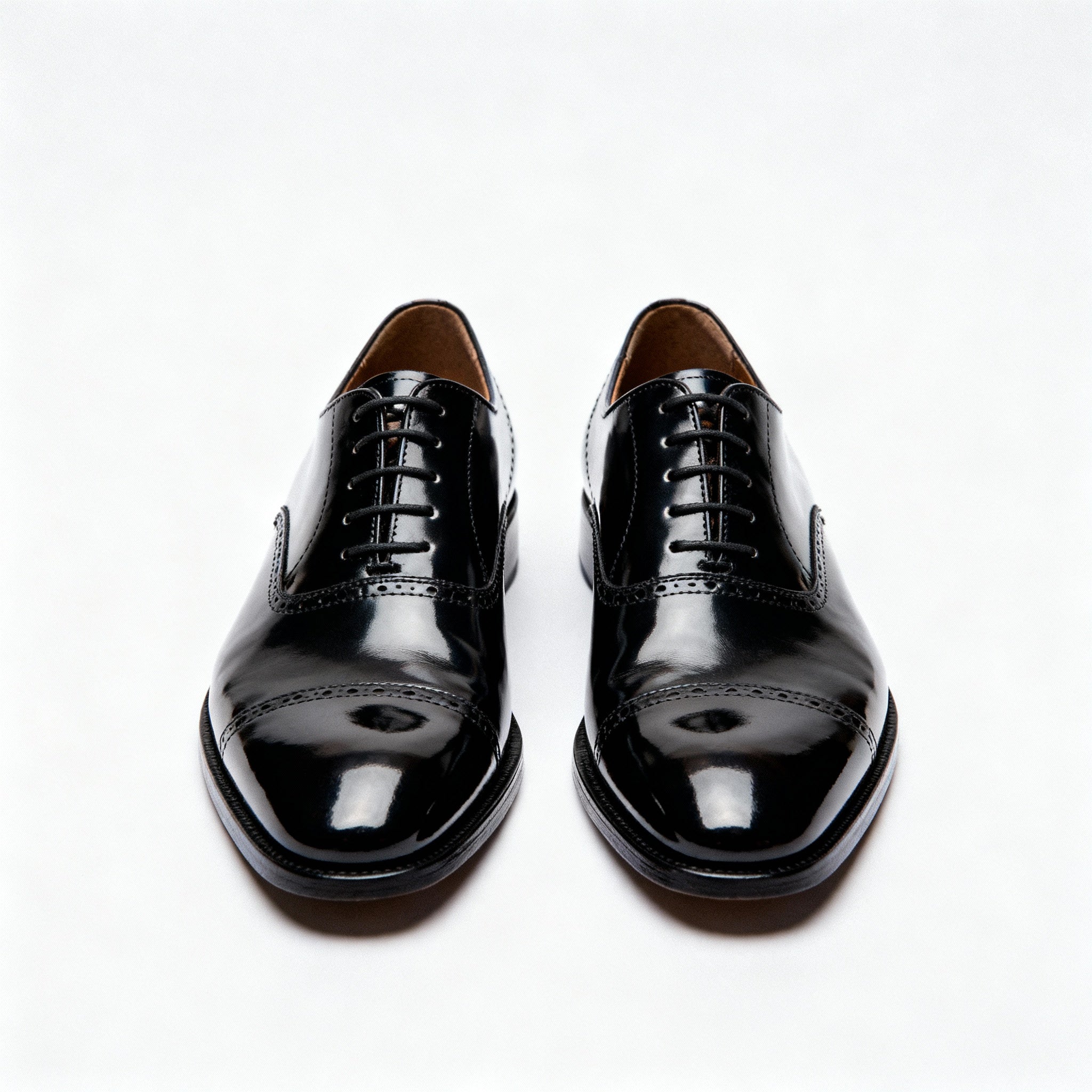 Custom Black Patent Shoes