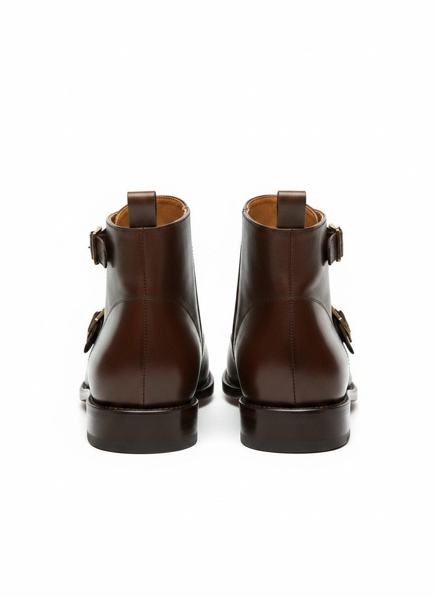 JODHPURI Jodhpur Boot pair view - handcrafted leather boots India - Posh Hides