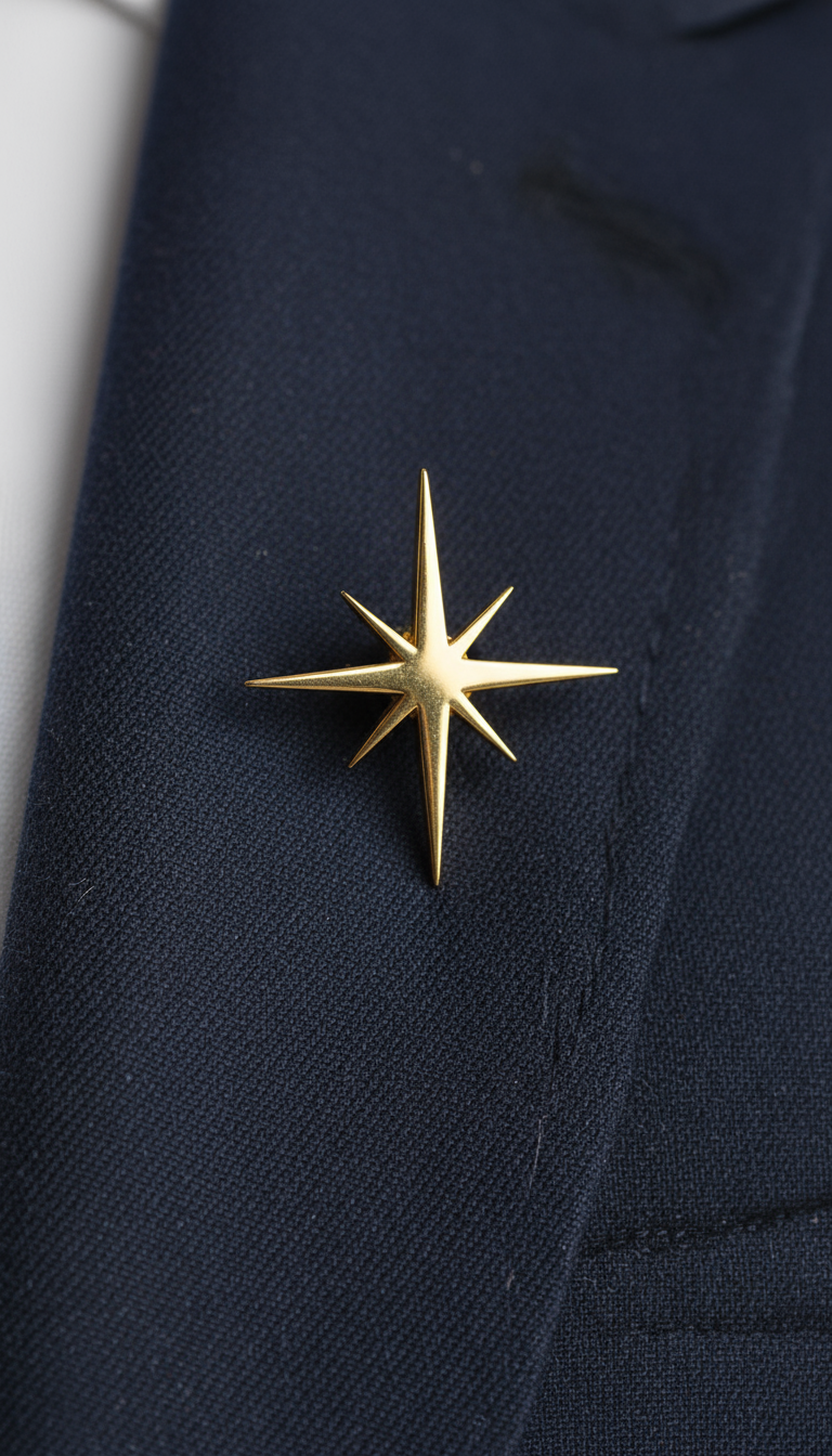 Custom Shaped Brooch