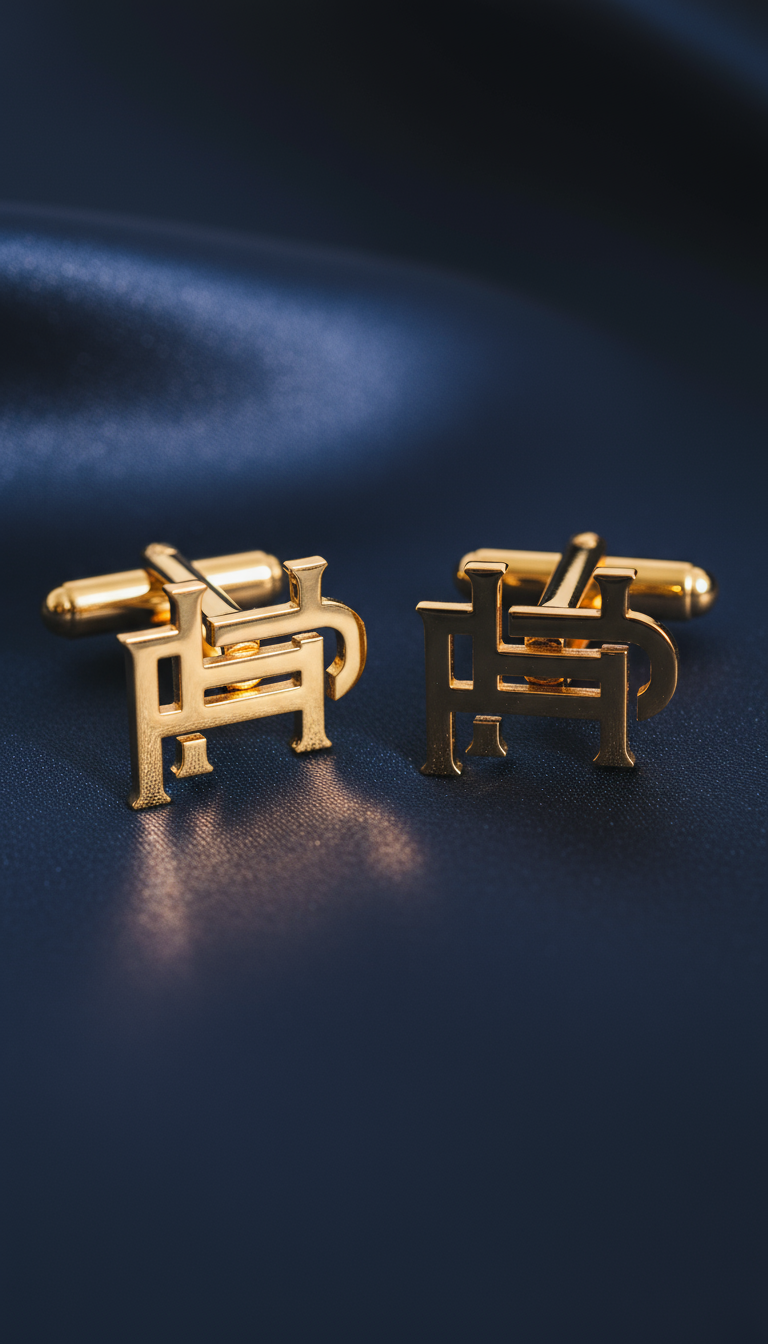 Custom Shaped Cufflinks