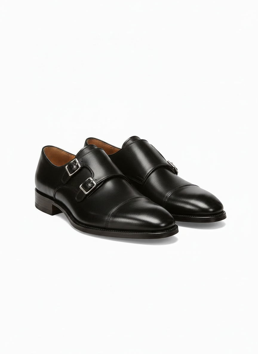 Double Monk Strap Shoes