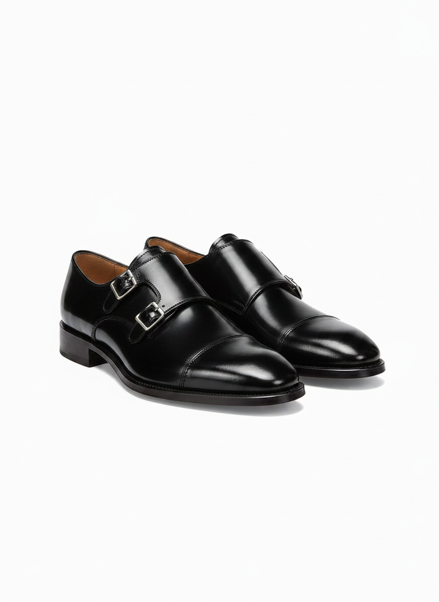 Double Monk Strap Shoes