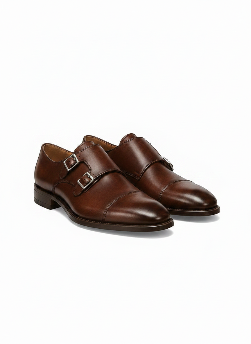 Double Monk Strap Shoes