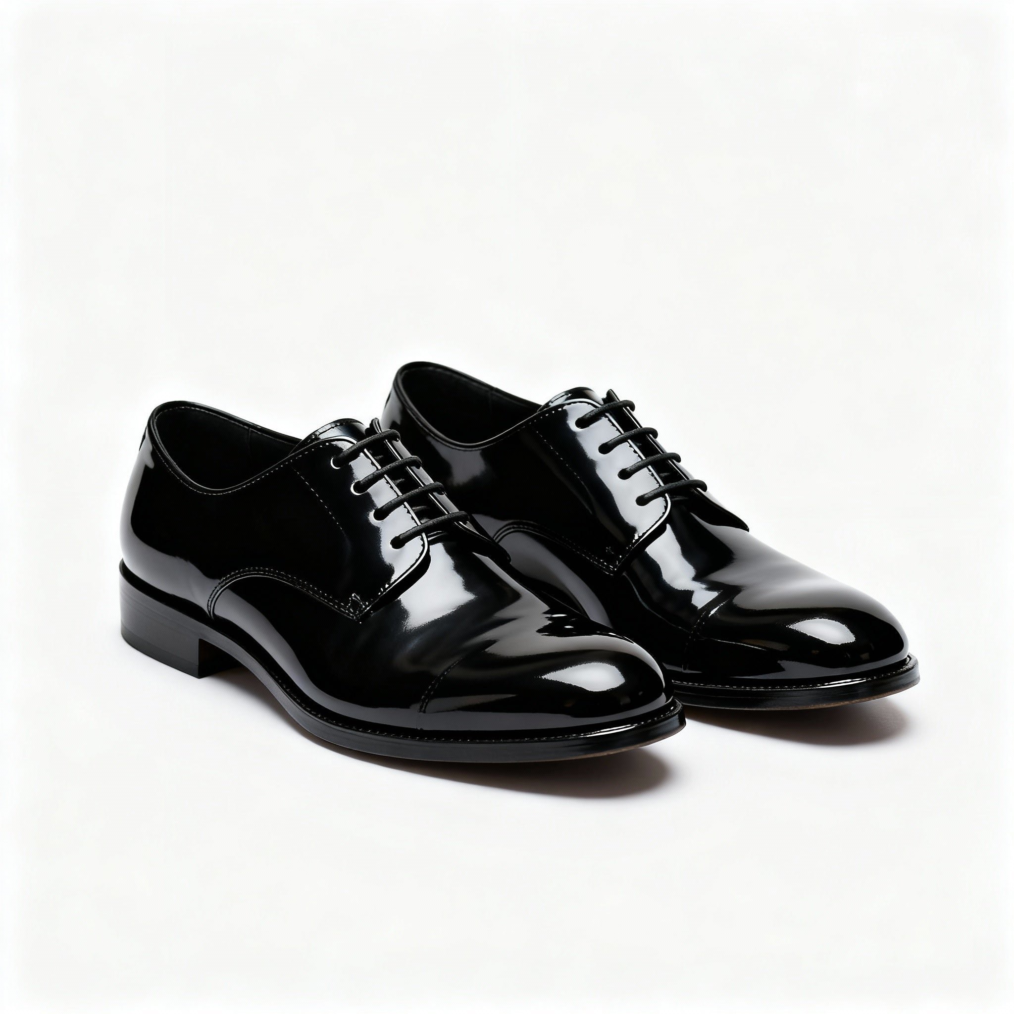 Custom Black Patent Shoes