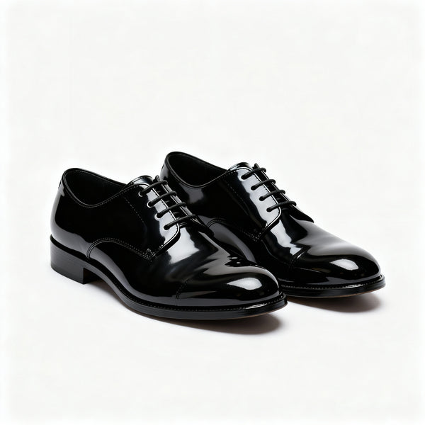 Custom Black Patent Shoes